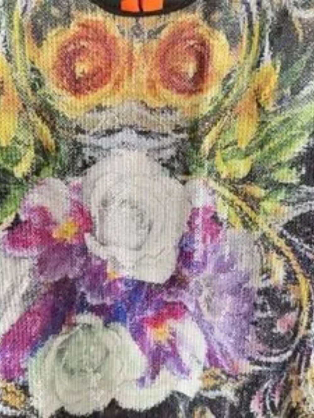 NWT Clover Canyon Baroque Rose Scarf Sequin Sleeveless Top Size S - Picture 2 of 7
